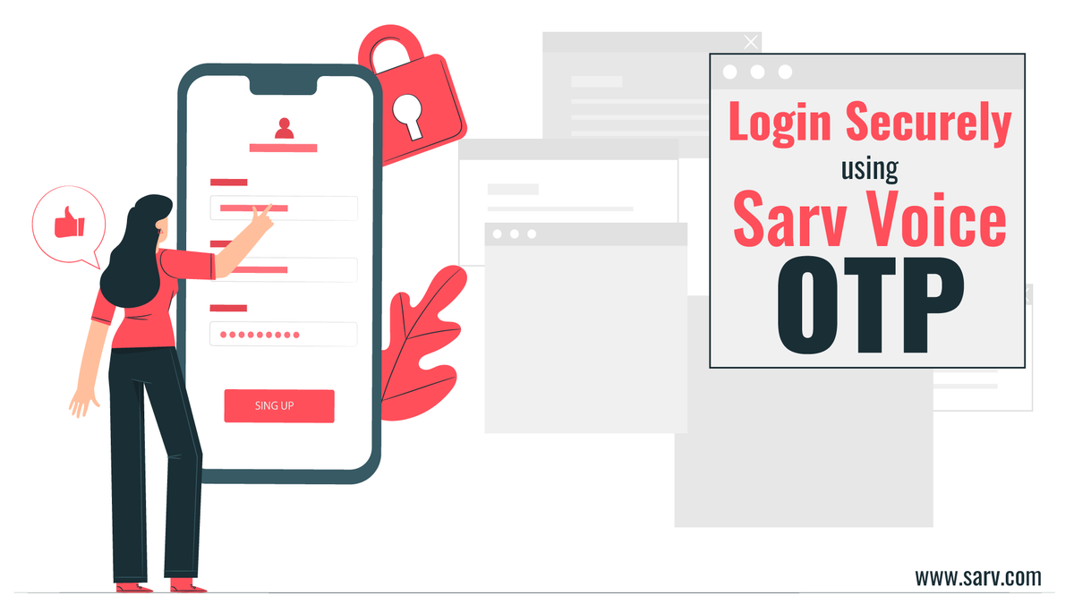 SarvOfficial's tweet photo. Send OTPs on mobile phones via call instead of SMS to make the login process more secure and like big brands. To know more visit us here>> https://t.co/plTk0FoZs3
#Sarv #voiceOTP #Verification #securelogin #loginprocess #customersupport #businesssolutions #advancedtechnology https://t.co/En9oIWJ2Wl