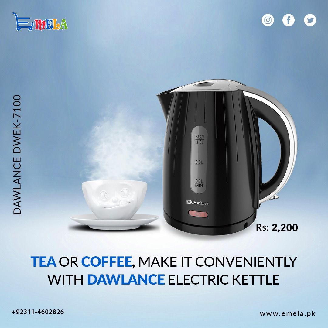 DAWLANCE Electric Kettle DWEK 7100 Liter