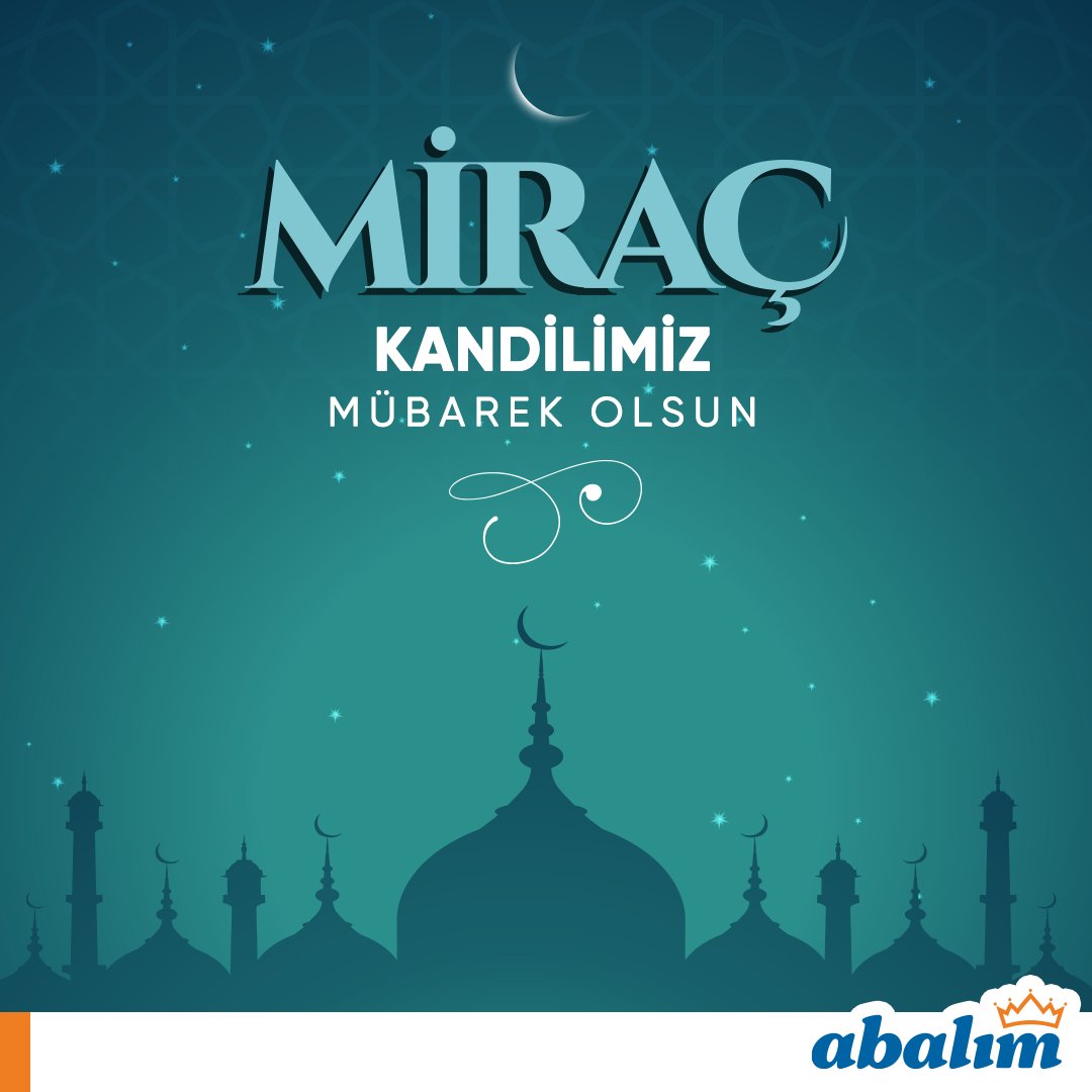 abalimyem's tweet photo. Yükü sevgi, özü saygı, gücü barış, süsü hoşgörü olan mübarek Miraç kandilinizi kutlarız. İyi kandiller.
 
#Abalıoğlu #AbalımYem #MiraçKandili https://t.co/GIOHWyqf8E