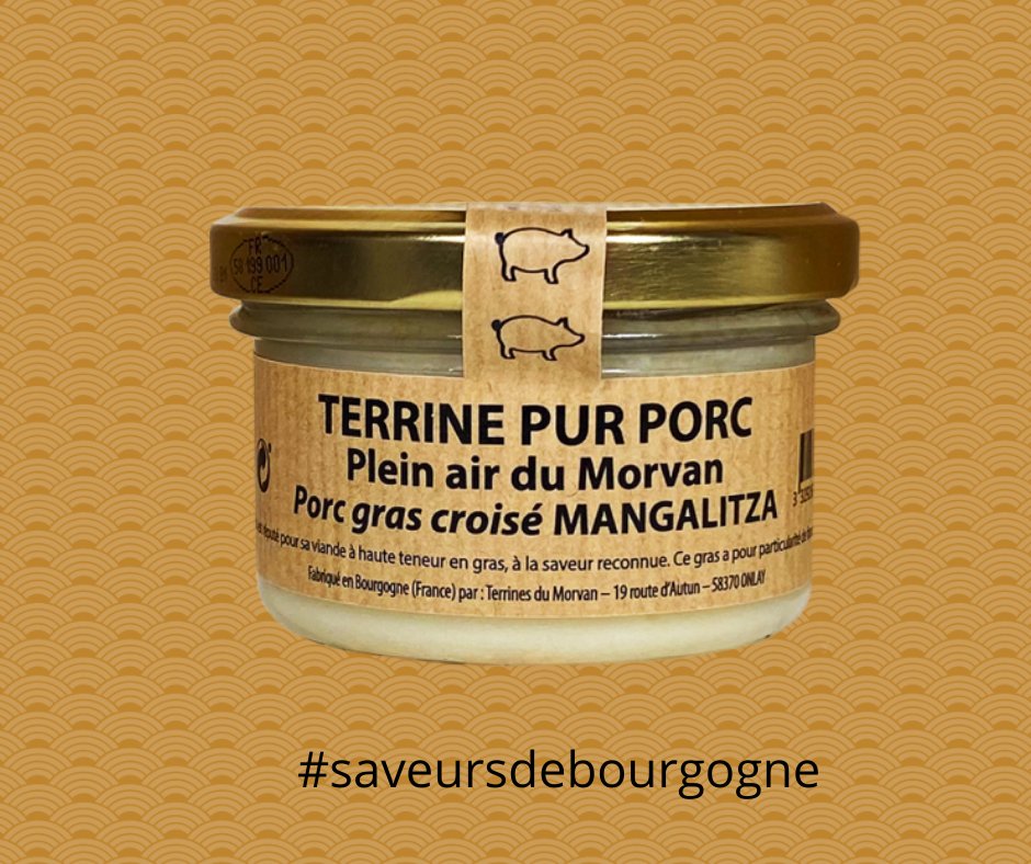 SdBourgogne's tweet photo. ❓Le porc mangalitza (ou mangalica), vous connaissez cette variété rustique ❓
Ici, porc croisé élevé dans le Morvan près du lac des Settons. Les Terrines du Morvan ont élaboré une délicieuse recette de terrine pur porc. A goûter absolument 😍
#charcuterie #terrine #porcpleinair https://t.co/7vJmveQUKA