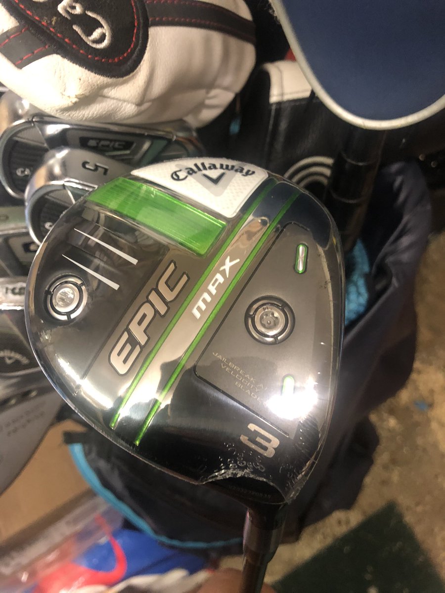rossjack23's tweet photo. Changed out my @CallawayGolfEU #EpicFlash 3 wood for a new shiny #EpicMax 3 wood👊🏌️‍♂️☄️⛳️💥 https://t.co/j0ASVhyuFf