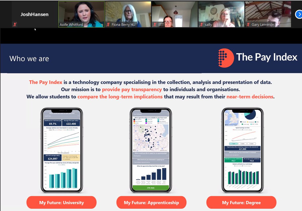 ThePayIndex's tweet photo. Last week The Pay Index ran a series of webinars with our Uni Connect partners exploring how schools and colleges can get the most out of The Pay Index's products.☺️

Thank you to @Future_Quest_, @Higher_Horizons, @HOP_Humber and @GM_Higher for taking part! https://t.co/zObqr9sBHO