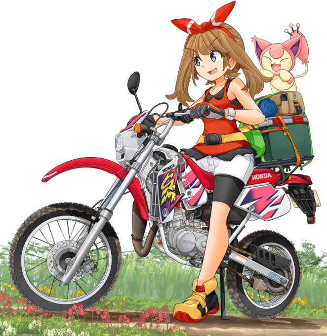 #どこかの誰かに刺さればそれで良い
ポケバイ(ポケモン×バイク)シリーズをたまに描きます 