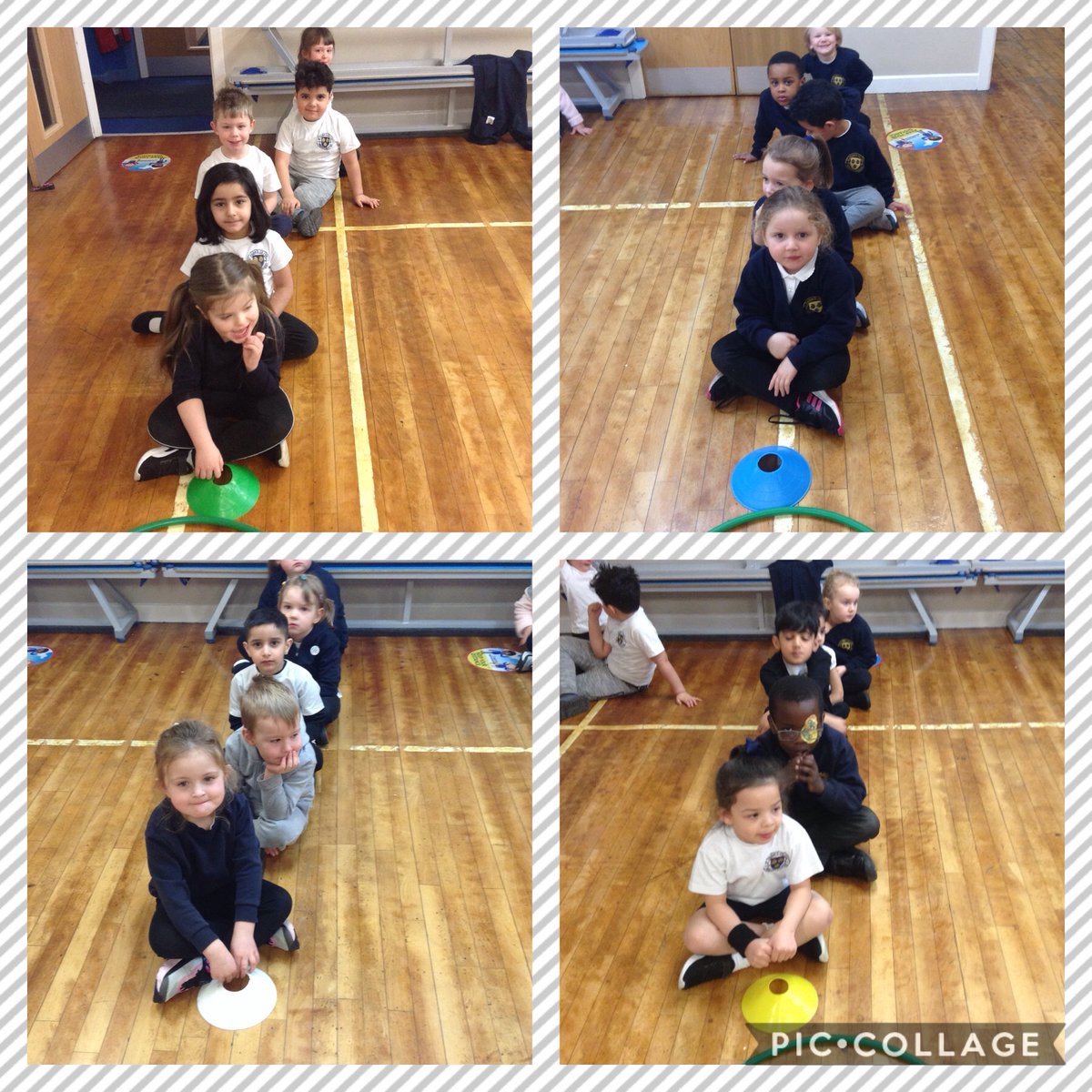 StHildasBury's tweet image. Reception had a great PE session with @connor_edstart. They have been learning about colour co-ordination.