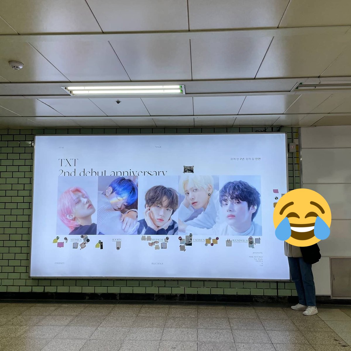aldwn__txt's tweet photo. 광고판 진짜 이뻐요 ㅜㅜㅜㅜ
#함께한2년_함께할인연_txt

@beyond_TXT https://t.co/QvzNQHx77s