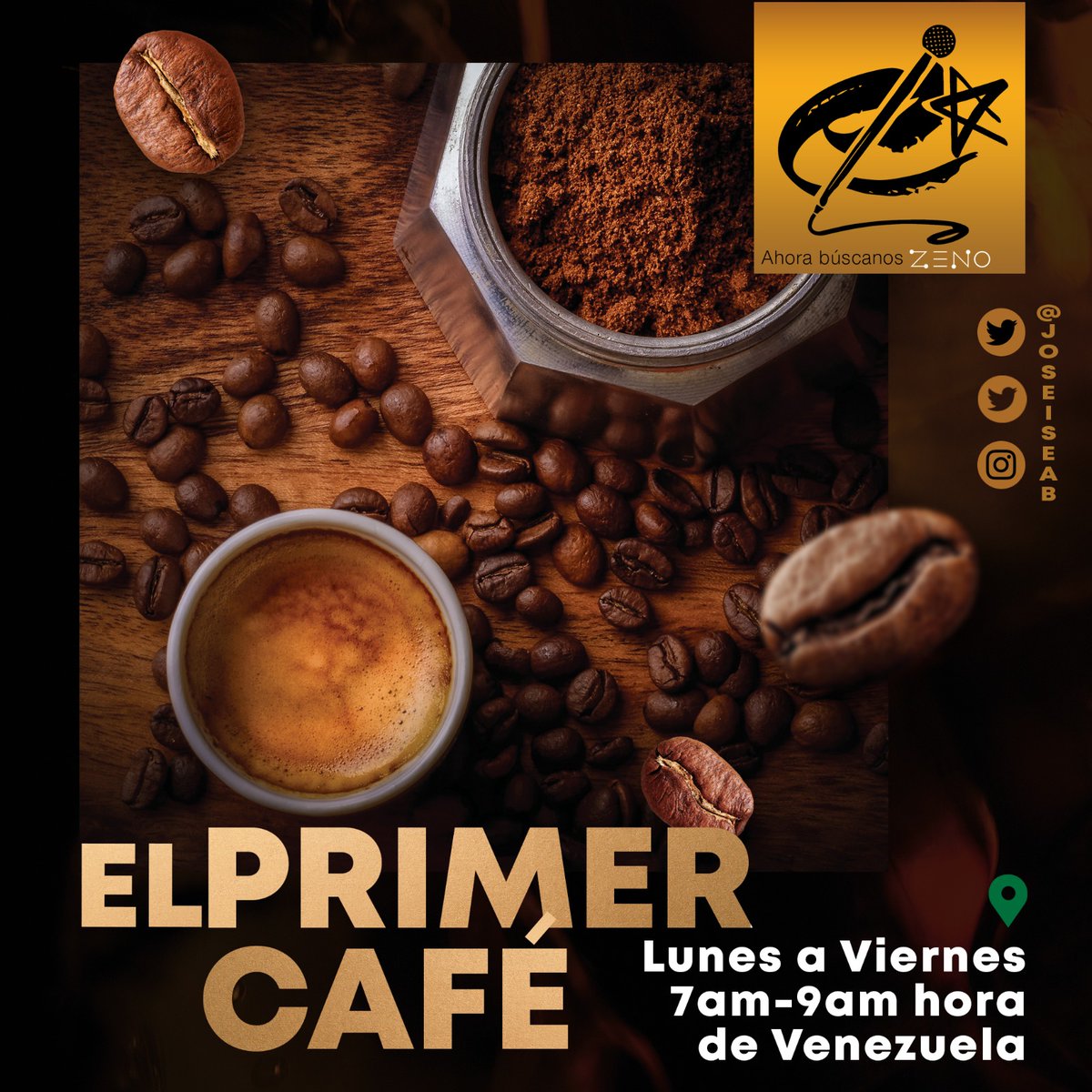 ESTRELLATURADIO's tweet photo. Hola. Feliz Miércoles....
Ya  Les Estamos esperando para Brindarles 

EL PRIMER CAFÉ ☕️

Nuestros Mejores Deseos para Tod@s..
Buena Vibra...Bella Música Venezolana
Noticias Frescas..Comentarios
Conéctate https://t.co/IUveZH7H9k https://t.co/fzjxv8lJYN
