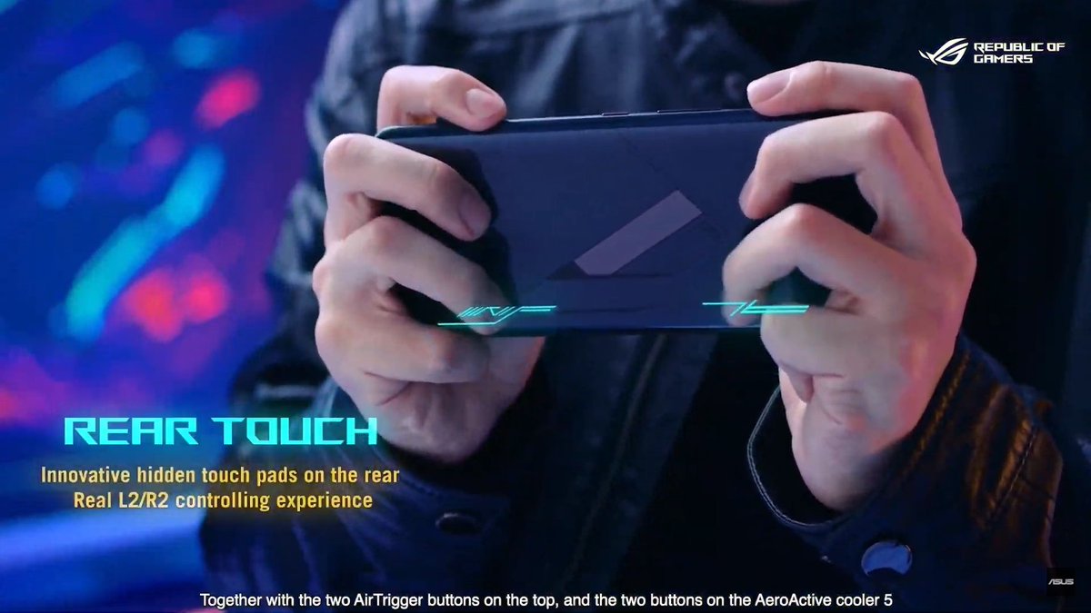 OyPrice's tweet photo. #ROGPhone5 PRO comes with Rear Touch pads for an ultimate #gaming experience. https://t.co/O8Ejg4byrS