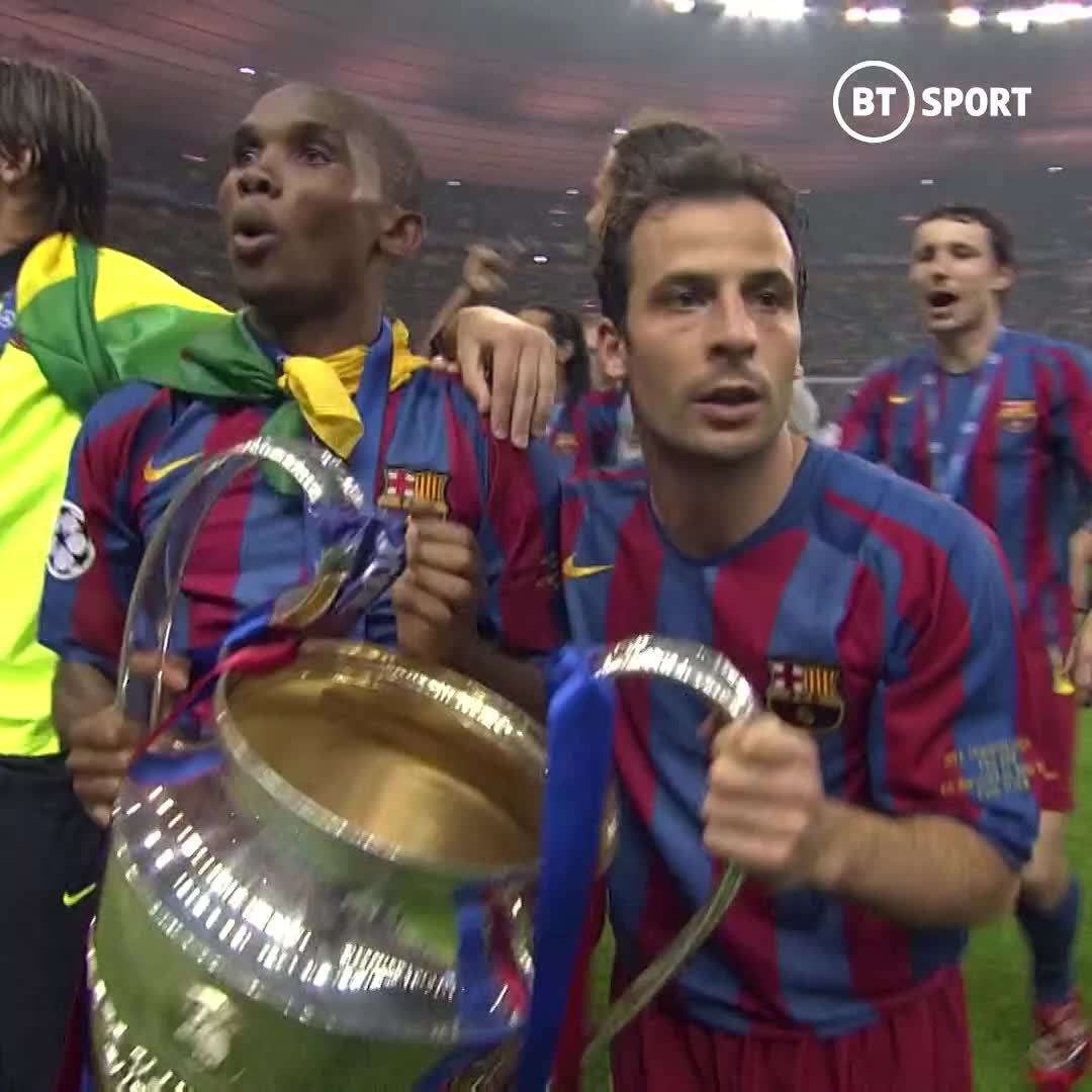Imagine winning back-to-back trebles with two different clubs.

Happy birthday to the incomparable Samuel Eto o

