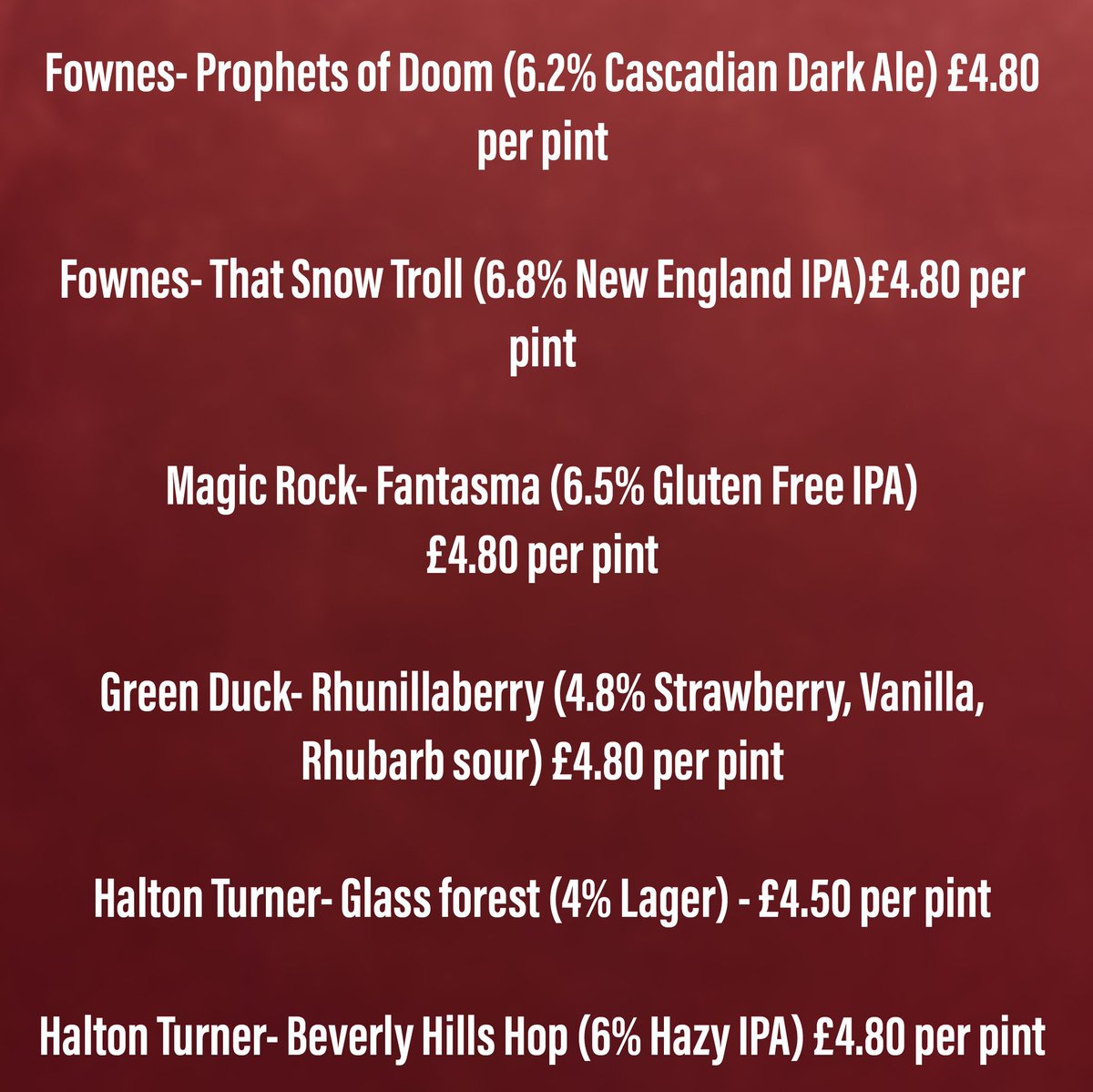 BarBeerd's tweet photo. Hi everyone, got some beauties from @HaltonTurner, @FownesBrewing, @greenduckbrew and @MagicRockBrewCo on our delivery list from this evening! 

Order info in bio 😘

Stay safe guys ❤️ https://t.co/NYwGnUzwfa