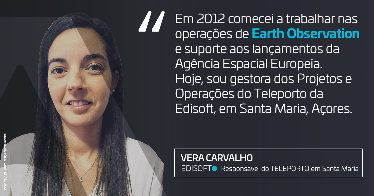 thales_portugal's tweet photo. [IWD 2021] A Vera Carvalho foi a primeira colaboradora permanente do TELEPORTO da EDISOFT, uma valiosa infraestrutura localizada numa posição geoestratégica, ao serviço de missões espaciais.

#WomeninSpace #Thalesinportugal #EDISOFT #SMA #azores https://t.co/mVlX8jdOtO