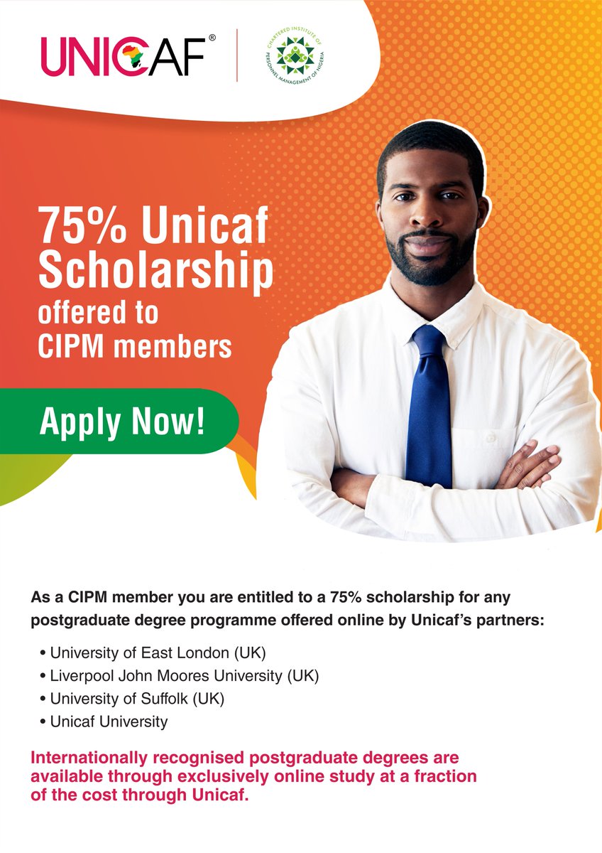 UNICAF Master and Doctoral Scholarship for 2021