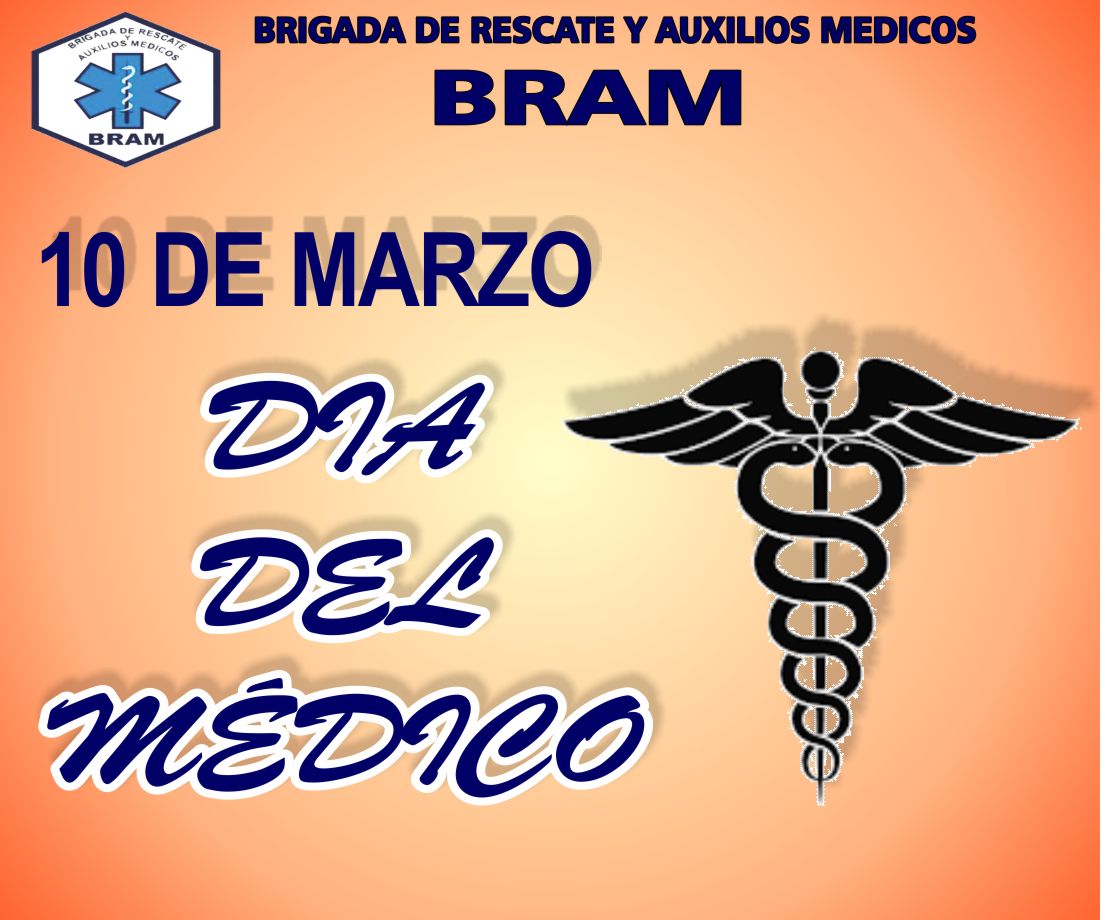 Feliz día del médico a todos nuestros hermanos Bram, que ejercen esta noble profesión con vocación, Siempre manteniendo un norte... Servir al prójimo.
#diadelmedico #salvarvidas #bram