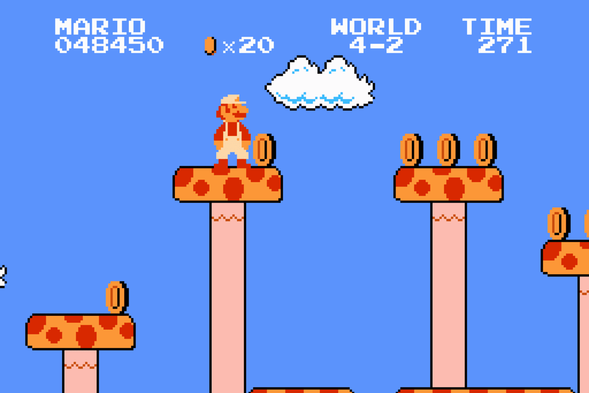 Звуки из игры марио. Super Mario Bros 1985. Марио в игре Денди грибы с глазами. Марио игра медузы. Никел Марио на хорошо торговый центр.