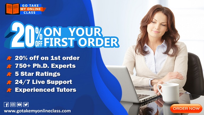 GoTakeMyOnline's tweet image. Now the best online class help services are under your budget! How? When you sign up with @gotakemyonlineclass you get a 20% additional discount on your first order! Hurry up and grab the offer now!
Visit: bit.ly/2LnHUtF
#statlab_test_answers #mystatlabanswers