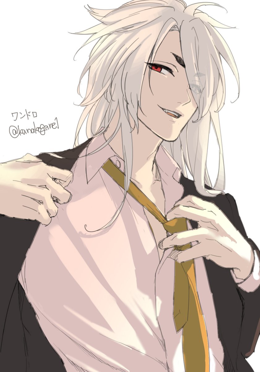 小狐丸 「ワンドロでスーツ練習 」|すのまたのイラスト