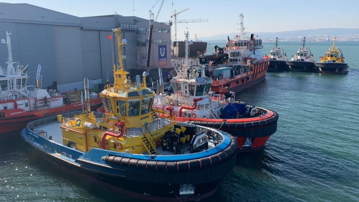 TugTechnology's tweet photo. SAAM adds two escort tugs to Central American fleet. Built by Uzmar  to a Robert Allan design with bollard pull of more than 80 tonnes. They will be deployed to assist gas carriers in the new Energía del Pacífico LNG terminal in El Salvador.

https://t.co/zHYZM0qiN7 https://t.co/yBSlguoCD8