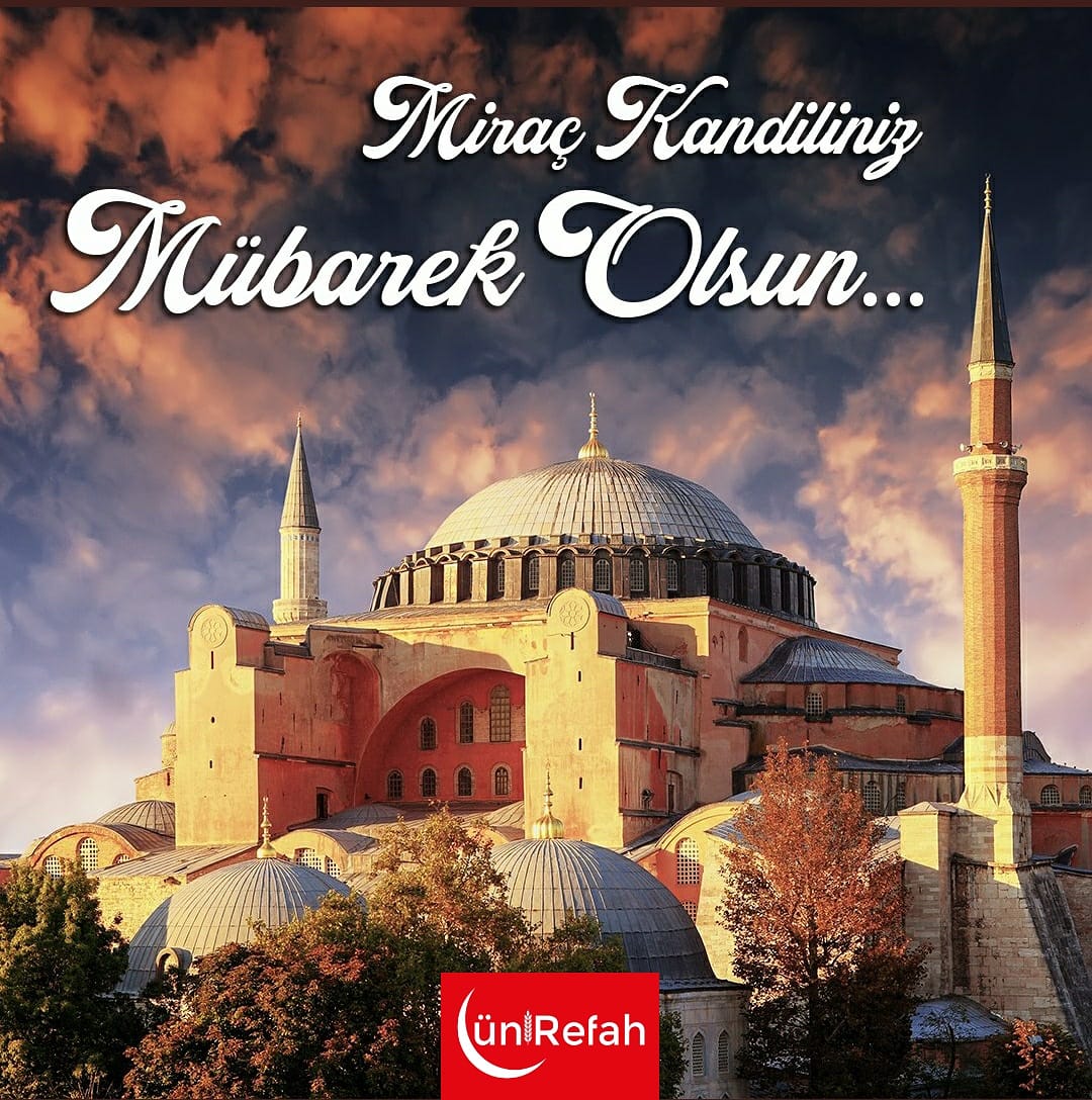 Tüm İslam aleminin #mirackandili mübarek olsun. Bu mübarek gecenin tüm insanlığın huzuruna ve refahına kavuşmasına vesile olmasını diliyoruz.