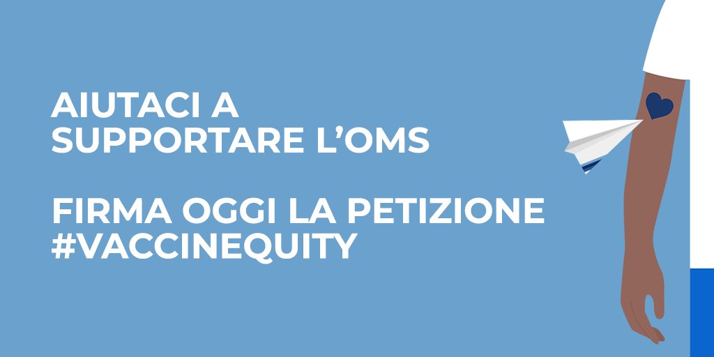 Unisciti a noi con l’OMS, supporta #VaccinEquity: per assicurare entro i primi 100 giorni dell’anno, l’inizio della vaccinazione per tutti gli operatori sanitari e gli anziani di tutti i paesi bit.ly/3bvE3Vp. #ACTogether #ForteDentro #PiuFortiInsieme #Actimel