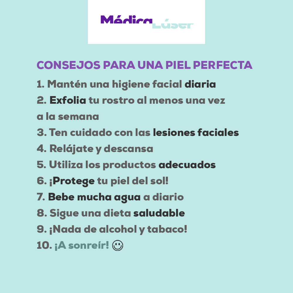 Os dejamos por aquí 10 consejos para una piel radiante 😌✨