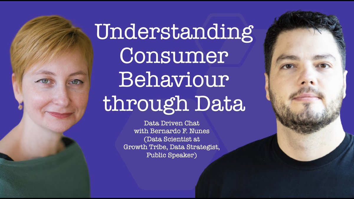 decisionalysis's tweet photo. The new #DataDrivenChat is out! In this episode, I interview @ThisIsBernardo on how to turn data into valuable insights in order to better understand #consumer #behaviour: https://t.co/M9gQcsKPNk https://t.co/pmactB6LDA