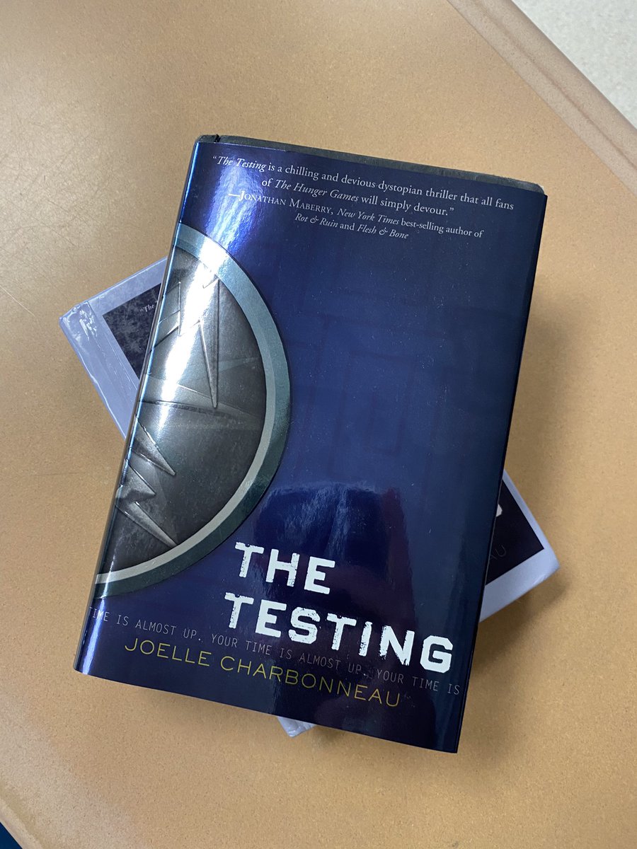 MrKramme's tweet photo. Sneak preview of #TheTesting Escape room coming later this month! Excited to start another year of this wonderful dystopian novel! @jcharbonneau https://t.co/Hfph3R9zrB