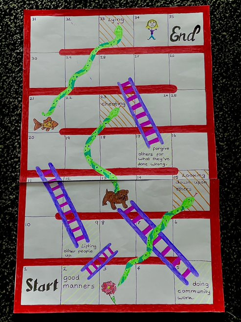 S2 RME have been exploring Humanist, Christian and Hindu beliefs about life after death.  Here's a revision exercise from Katie-Jo that helps explain the Cycle of life, death and rebirth in a simple way.  Well done Katie-Jo! 🥳🥳