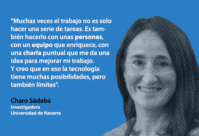 fcomunav's tweet photo. "La tecnología tiene muchas posibilidades, pero también tiene límites".
La investigadora @csadaba para HOPE, un podcast de @unav. Puedes escuchar el podcast aquí⬇️
https://t.co/cagGEauUGn
#comsocdigital https://t.co/xROi48seMH