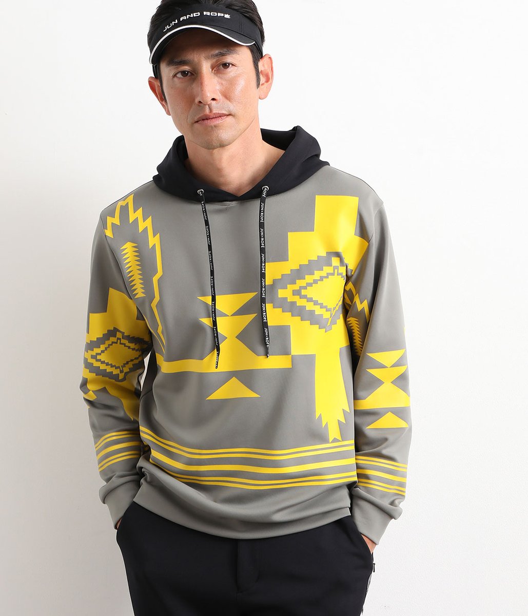 junandrope_golf's tweet photo. 素材はストレッチ感のあるダンボール素材を仕様し、カジュアル×スポーティな見た目のプルオーバーパーカー

EJM31000
¥26,400
https://t.co/IDDAjG2m7N

#junandrope #ジュンアンドロペ #golf #ゴルフ #ゴルフウェア #golfwear #ゴルフコーデ #ゴルフファッション https://t.co/jVQ8ASgeWc