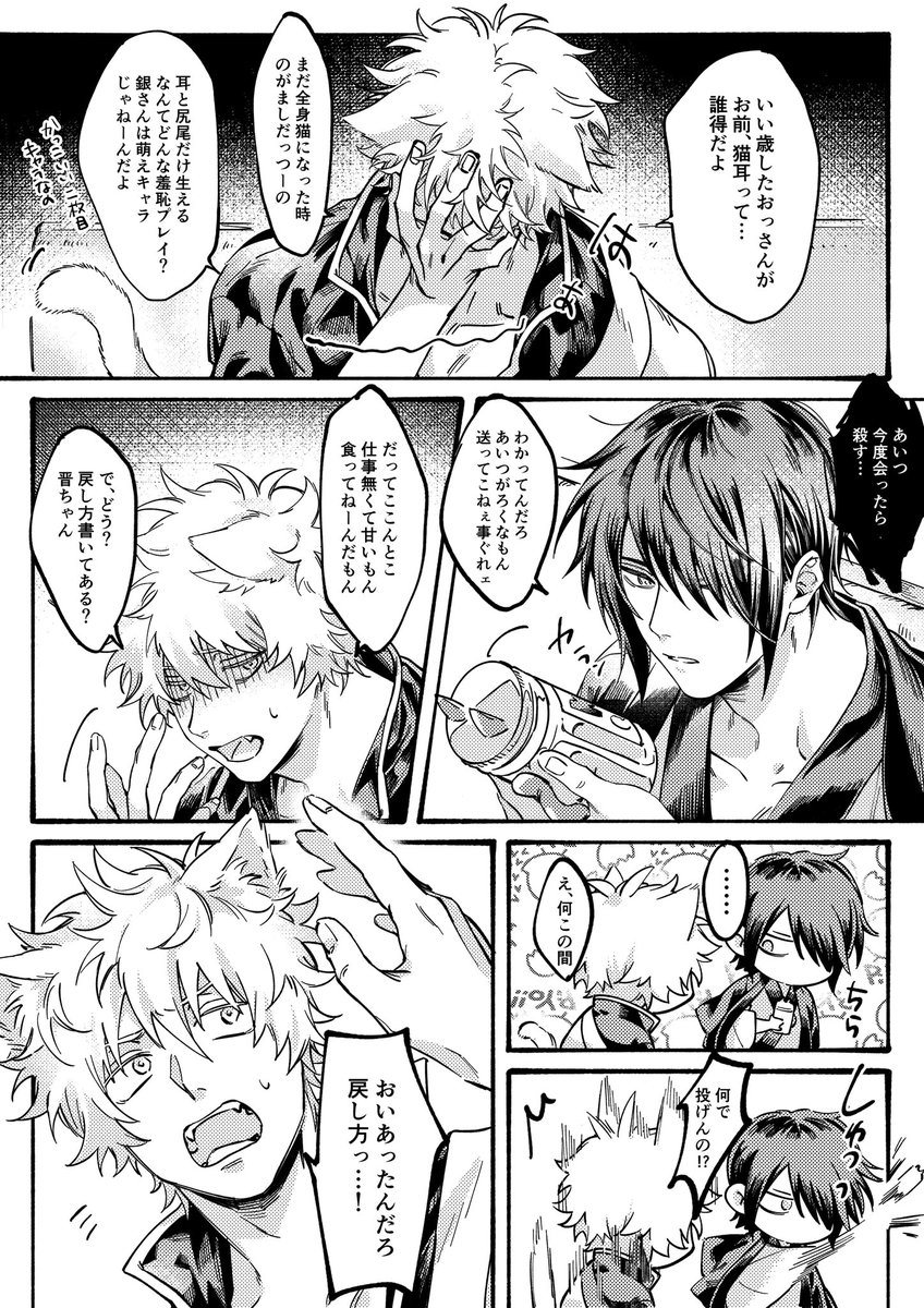 gumin_ginn's tweet image. 猫の日(に載せる予定だった)高銀漫画

遅刻どころの話じゃないけどそこは言わないで