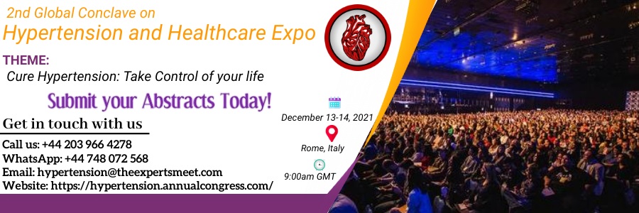 hyper_2020's tweet image. W:qrgo.page.link/EzMbH
Be a part of physical congress &amp;amp; Explore new trends to cure hypertension Euro hypertension-2021 meet.
Book your slot today!
Reach us: C: +44 203 933 4287
E: hypertension@theexpertsmeet.com
#cardiology #psychology #healthcare #healthy #Neurology