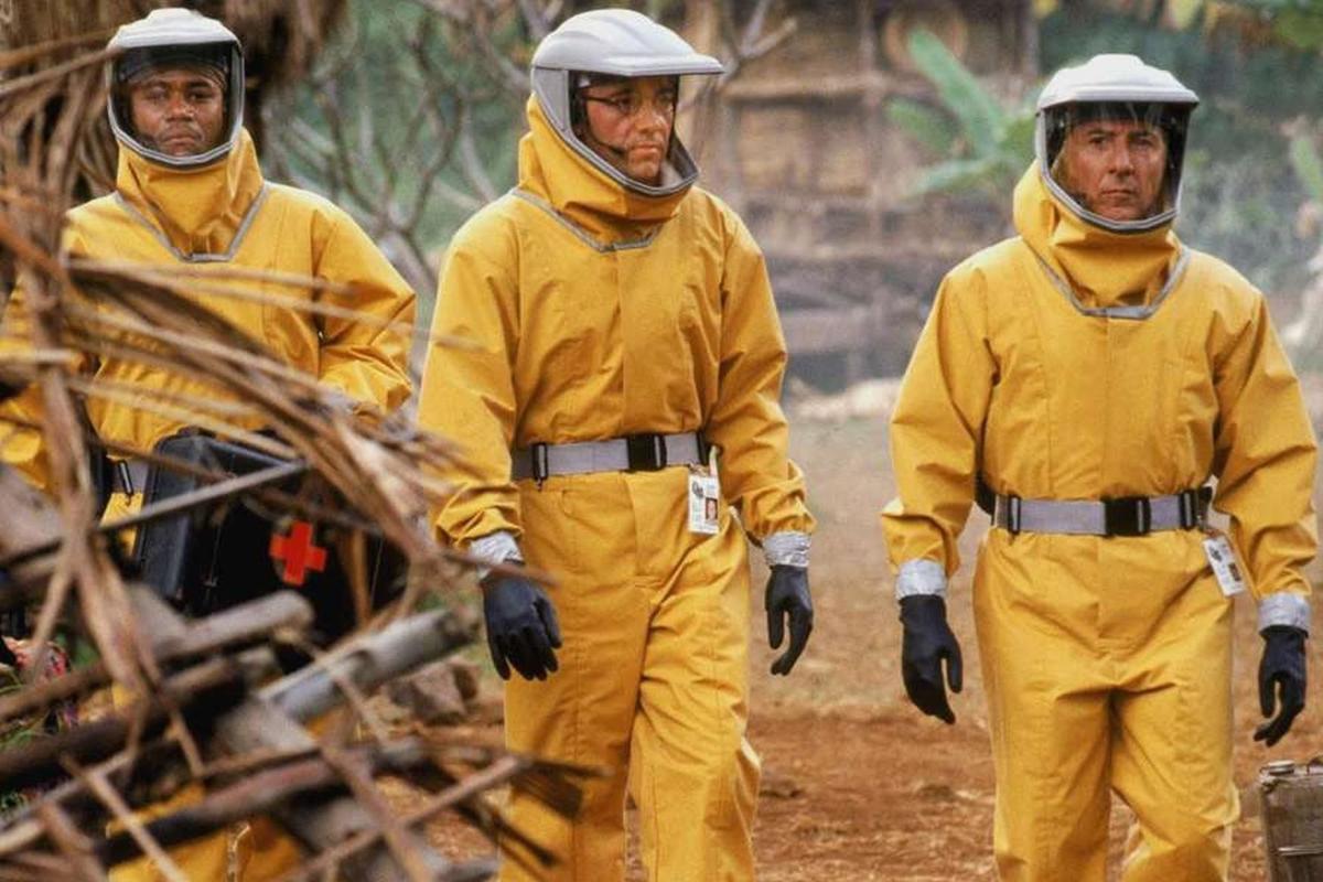 LASTEXITshirts's tweet photo. This animal carries a deadly virus... and the greatest medical crisis in the world is about to happen. 

Outbreak was released in the US on this day in 1995. Try to remain calm. - Mike https://t.co/sNQgAfAOTD