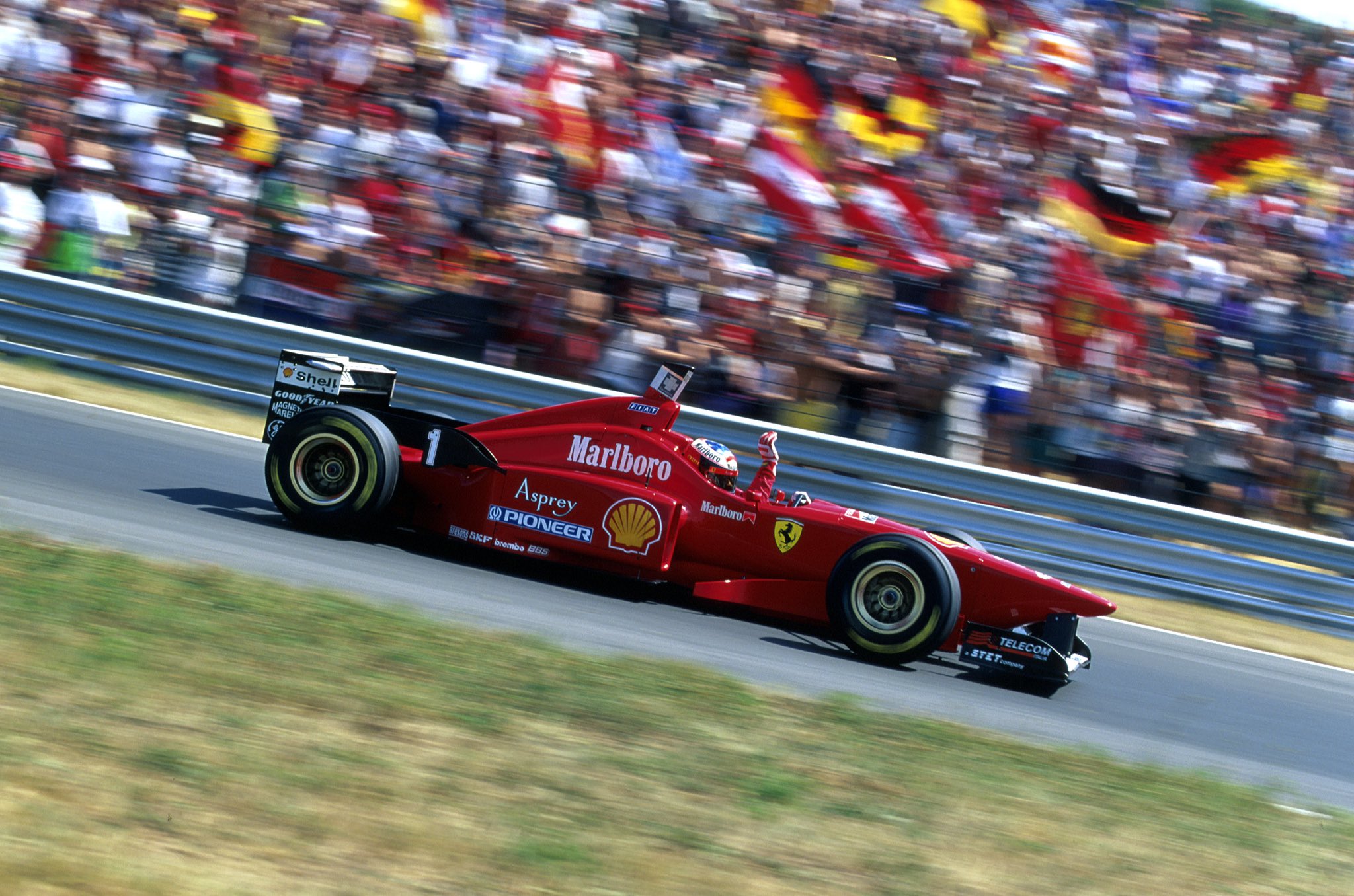 Watch: Michael Schumacher's first race for Ferrari | 1996 Australian GP