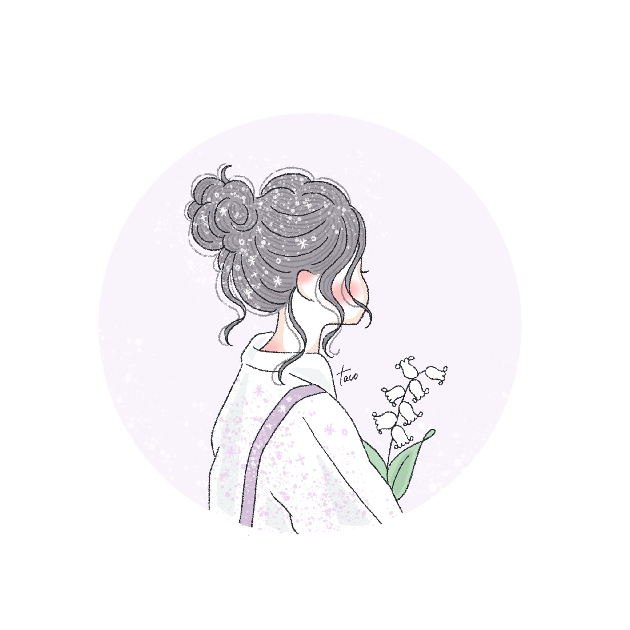 Twitter এ Tacomaru イラスト フリーアイコン どうぞ 短めヘアも作りました Instagramでの使用はインスタのフォロワーさん限定です Instagram Tacomaruchandayo サイン除去 過度な加工 印刷やグッズ作成はngです イラスト アイコン画像