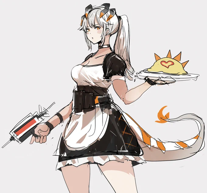 メイドサリア
#アークナイツ 