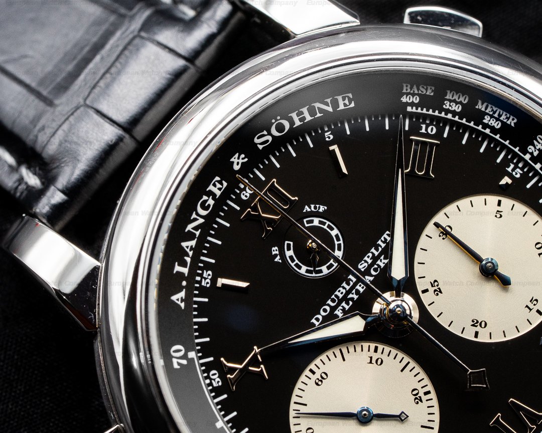EuropeanWatchCo's tweet photo. A. Lange and Sohne Double Split 404.035 Black Dial Platinum. https://t.co/1gvV0fruiX
#ALangeandSohne
#DoubleSplit
#Horology https://t.co/awgdcHHuKk