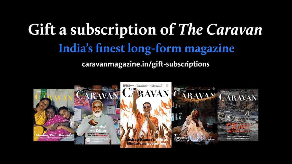 The Caravan Thecaravanindia Twitter The Caravan Thecaravanindia Twitter