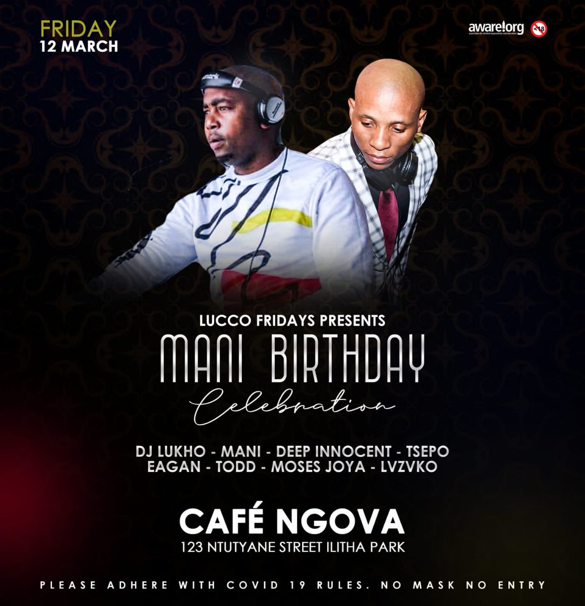 Tantrumconsult's tweet photo. Friday we have @ManiXaka @LukhoDeejay @Ngova Cafe

🌶️🌶️🌶️ https://t.co/n2QEpW2CX9