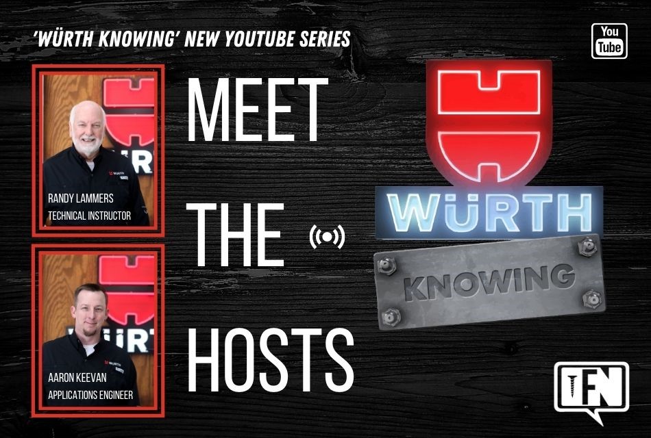 FastenerNews's tweet photo. 'Meet the Hosts' of Würth Industry North America's NEW YouTube series 'Würth Knowing' making its debut TOMORROW, March 10th, 2PM EST. @WurthIndustryNA https://t.co/sr5U8KnVed #WurthKnowing #Fasteners #FastenerNews #FastenerTV #training https://t.co/mfxk3MGiV0