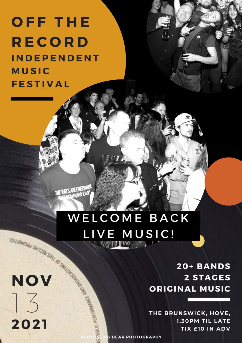 Welcome back live music! It's been a crazy year but finally it looks like there's some light at the end of the tunnel. With that in mind we're delighted to announce that <a href="/OTRMusicFest/">Off The Record</a> is back in its original November slot and for our 4th year!