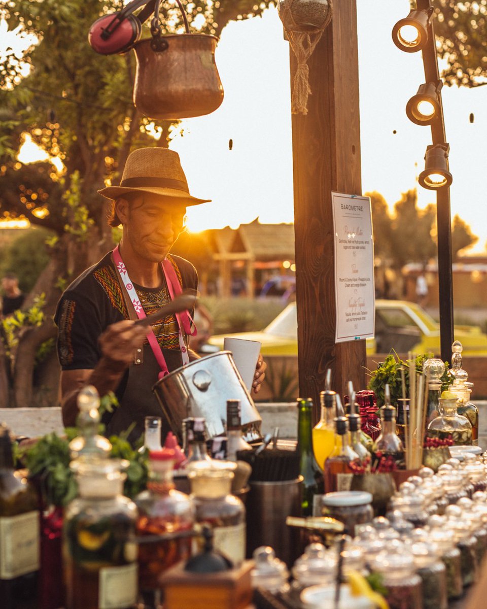 The happiest hour. Local cocktail haunt Barometre brings the flair to Oasis every year.