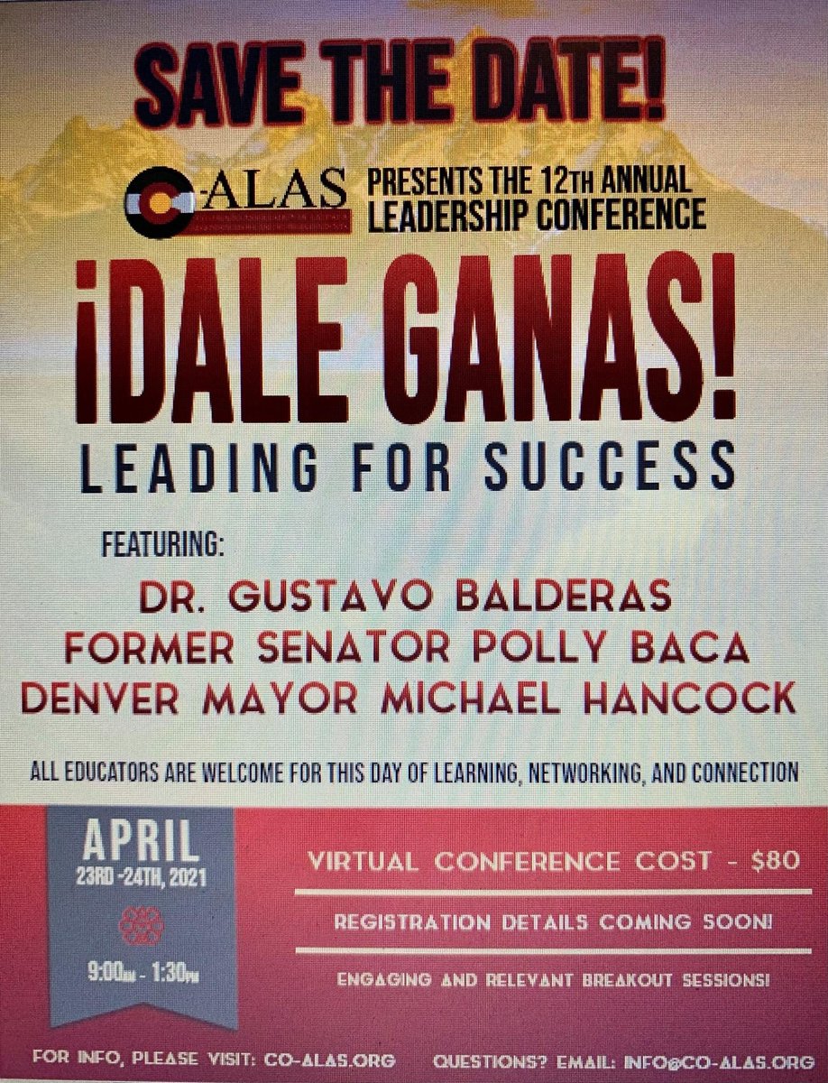 We invite you to join us for our annual conference <a href="/ALASEDU/">ALAS National</a>