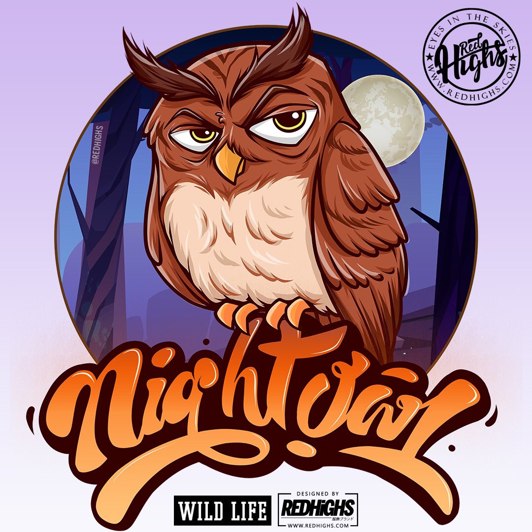 HighsRed's tweet image. 🦉 NightOwl🌿 made for @STINJE and #wildlife / good new coming soon ... ☺️🌱
✏️ by @HighsRed 
.
.
#nightowl #owl #handlettering #lettering #stinje #wildlife #wild #cookiessf #vibespapers #berner415 #redhighs #cartoonart #cartoonartist #digitalart #ineedlogo #logodesigner