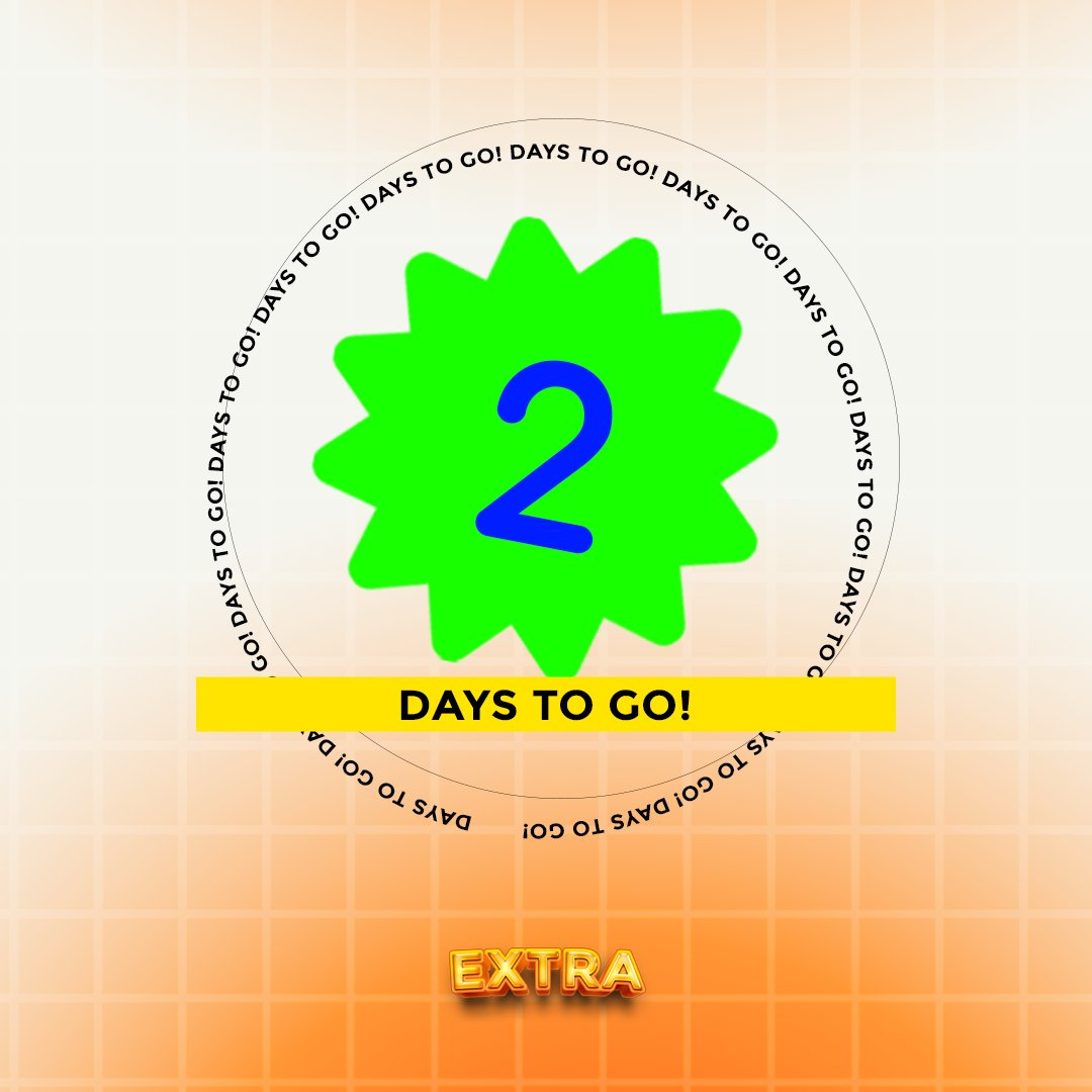 Elevate_BF's tweet photo. 2 DAYS TO GO! 🤩

Discover the truth on how you can live your life so EXTRA on March 12, 2021, 8 PM at Elevate BF Parañaque's Facebook page! 😀 

#ElevateBF #BeExtra https://t.co/lNEv0noelM