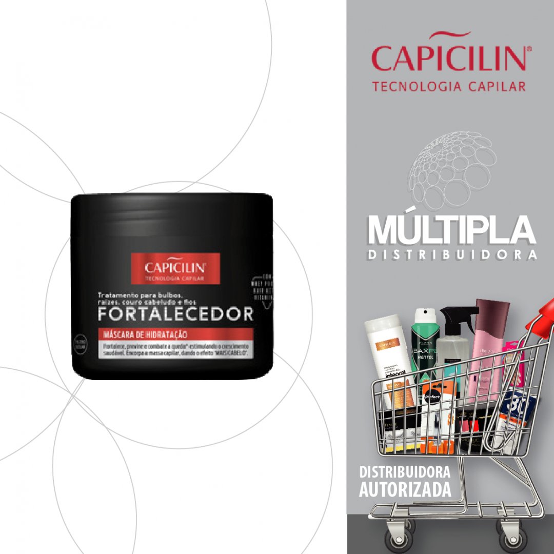 MultiplaDistrib's tweet image. CAPICILIN FORTALECEDOR é um tratamento para bulbos, raízes, couro cabeludo e fios, à base de Whey Protein, Hair Active e Vitamina A que fortalece, combate a queda e estimula o crescimento.

#beleza #distribuidora #farmacia #multipladistribuidora