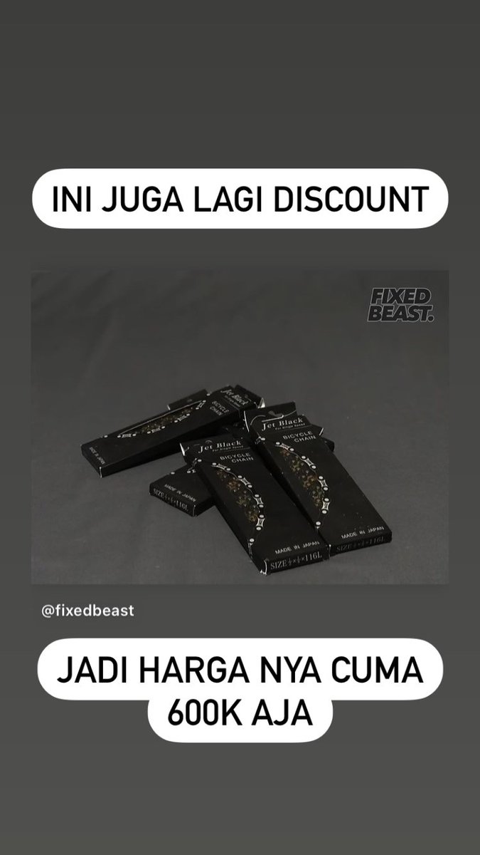 fixedbeast's tweet image. Kita lagi ada promo + free ongkir nih, DM kita ya untuk info lebih lanjut
- SKREAM Turquoise size M
- SKREAM Violet size M
- Izumi jetblack silver/black
#fnfjb  #fixedgearindonesia