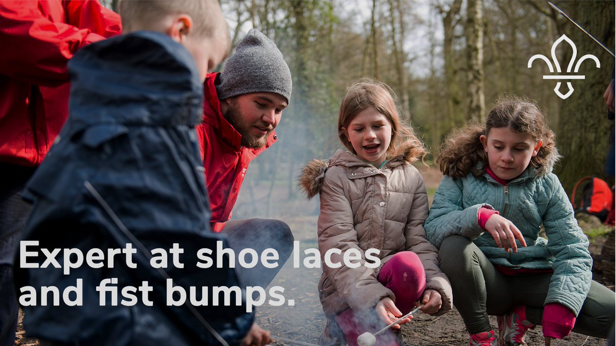 You don't have to be Bear Grylls to volunteer. Find out more about our opportunities at bescouts.org.uk/uH3ap