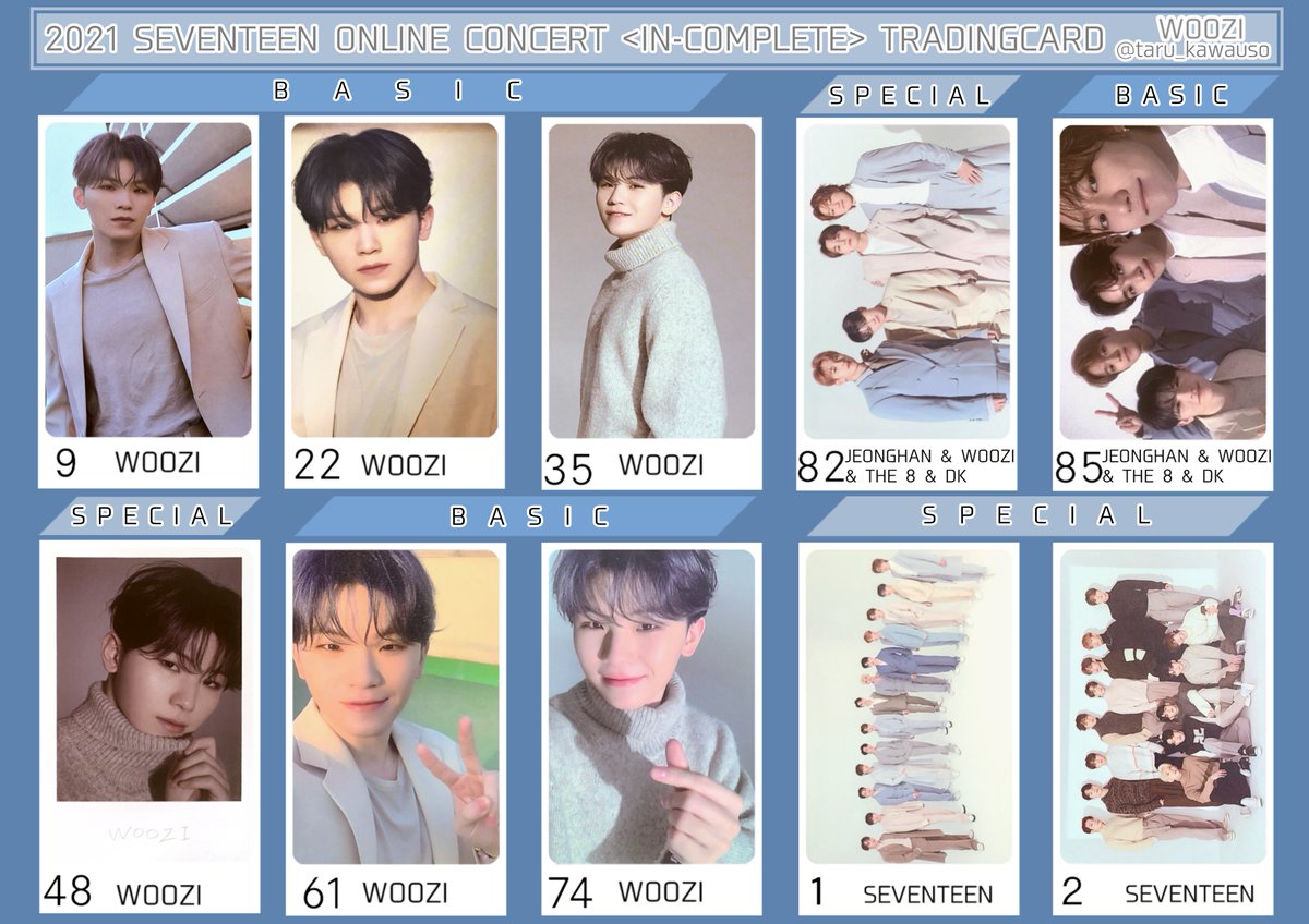 SEVENTEEN セブチ ウォヌ トレカセット トレカ - メルカリ
