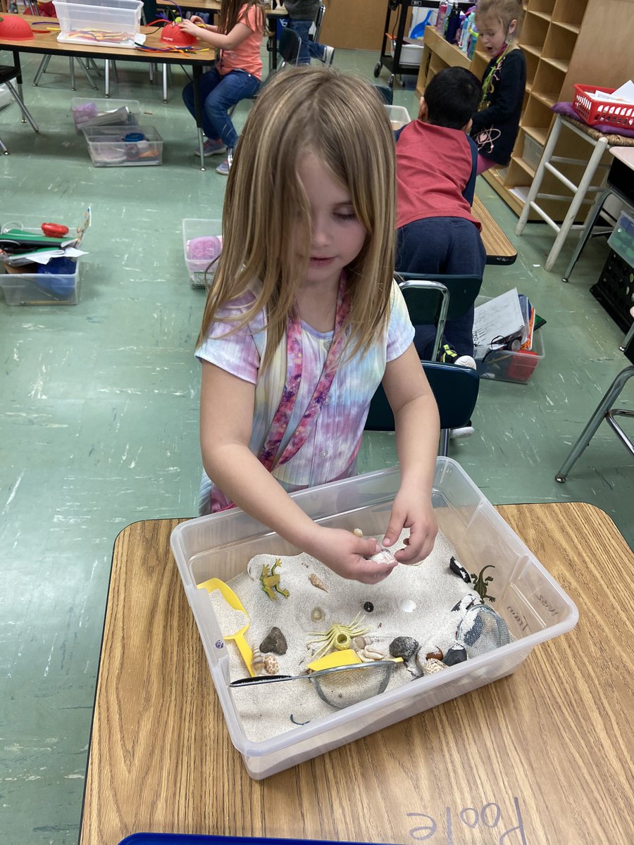 25debbielee's tweet photo. The class enjoyed our new sensory stations during fun Friday free time!  #nhebrightknights #onehope https://t.co/2gFGPnW7oC