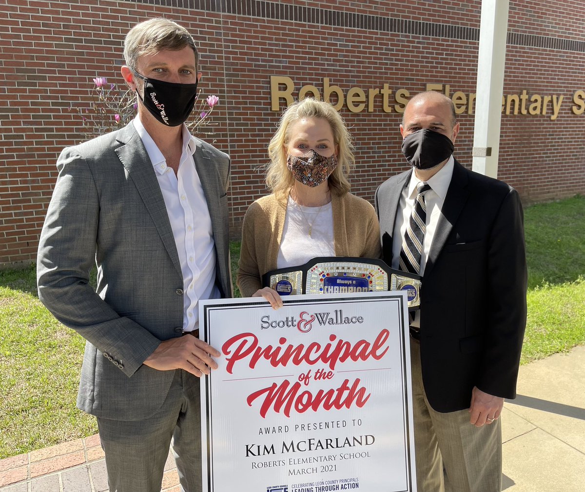 Scott & Wallace LLP (@scottandwallace) on Twitter photo CONGRATS! The Principal of Robert’s Elementary School, Kim McFarland, named the March <a href="/LeonSchools/">Leon County Schools</a> Principal of the Month. With 14 years under her belt serving as Principal, we couldn’t be more honored to celebrate her 📚🍎 CONGRATS! The Principal of Robert’s Elementary School, Kim McFarland, named the March <a href="/LeonSchools/">Leon County Schools</a> Principal of the Month. With 14 years under her belt serving as Principal, we couldn’t be more honored to celebrate her 📚🍎