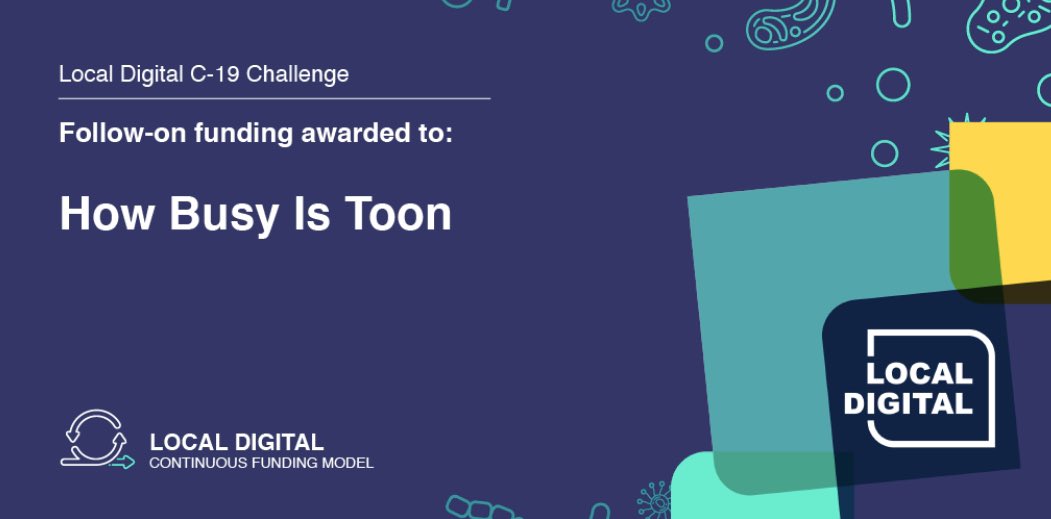 LukeHall's tweet image. ➡️#HowBusyIsToon, a project led by @NewcastleCC, will be exploring ways to improve their digital tool to help inform local people how busy their town centre is, and help them make an informed decision about visiting it. 
 
Find out more:
localdigital.gov.uk/funded-project…  

(4/4)